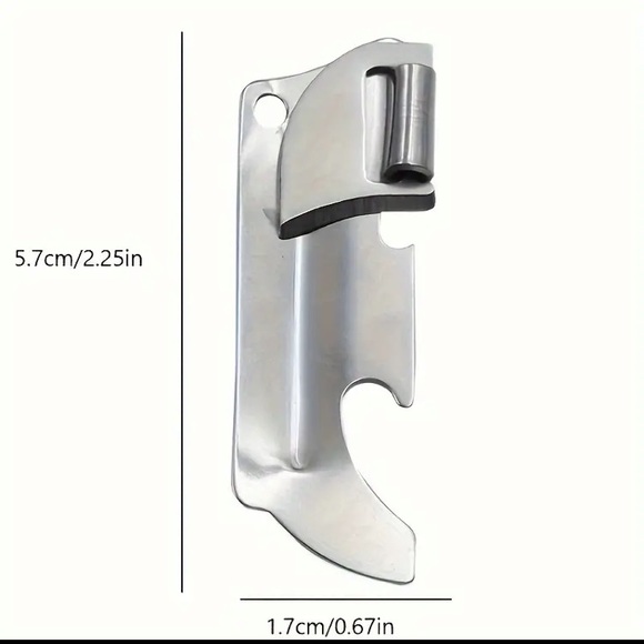 Can Opener, Multifunctional Bottle Opener, Folding Stainless Steel Mini Kitchen - Picture 6 of 8